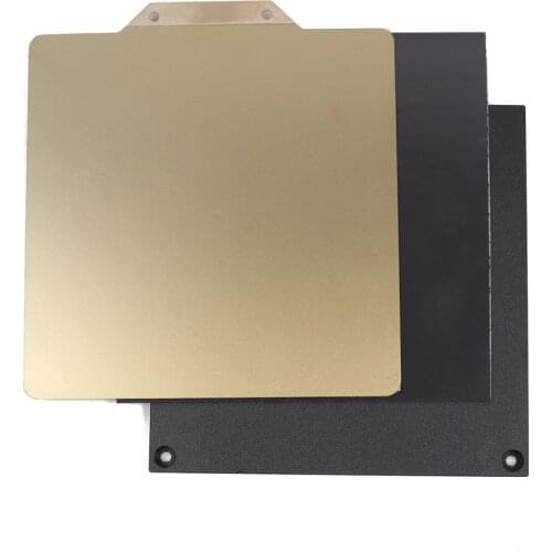 Blurolls Voron V0 3d printer aluminum anodized plate and 120x120mm Double Side Textured/Smooth PEI Spring steel sheet