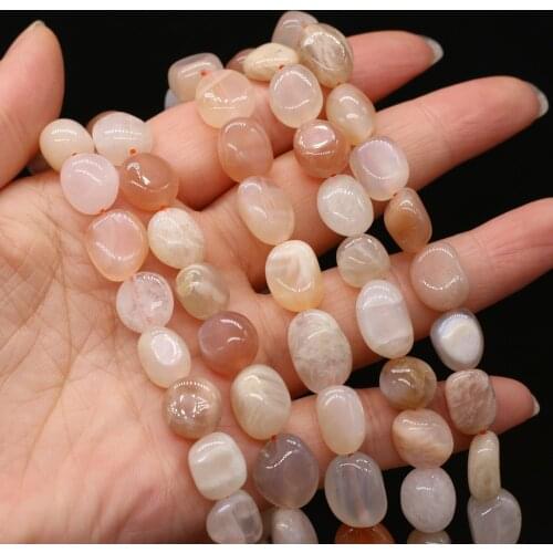 Natural Stone Bead Irregular New Moon Stone Loose Beads 10-12 MM For DIY Jewelry Making Necklace Bracelet Earrings Accessory