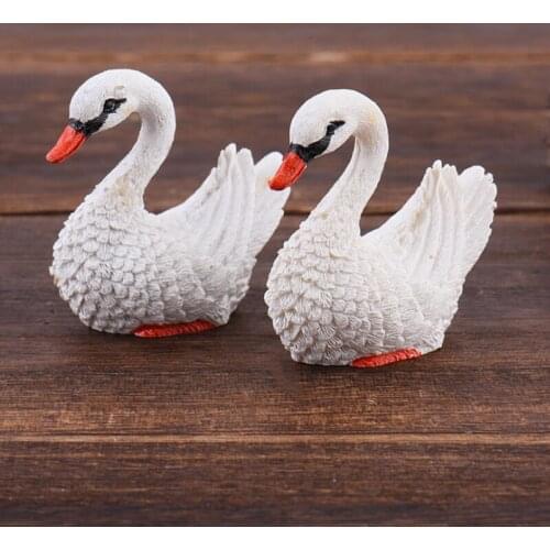 Used To Decorate Fish Tanks And Aquariums White Swan Fish Tanks Landscaping And Decorative Resin Ornaments Aquarium Accessories