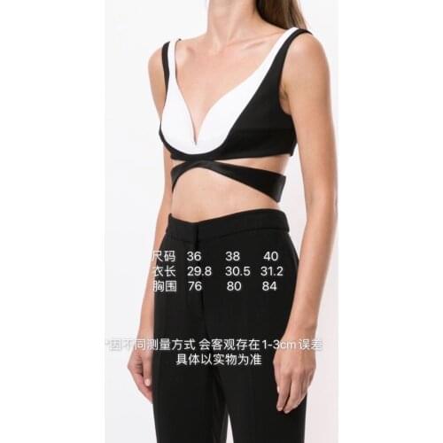 Summer Sexy 2021SS Women Patchwork Strapless Tank Tops Ladies High Quality Tee Vest Gdnz 6.04