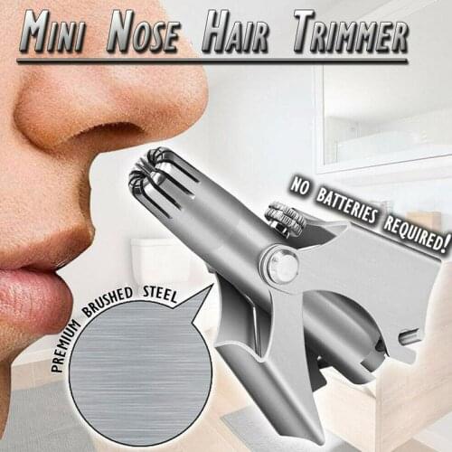 Nose Hair Trimmer Stainless Steel Mini Portable Nose Hair Removal Clipper SK88
