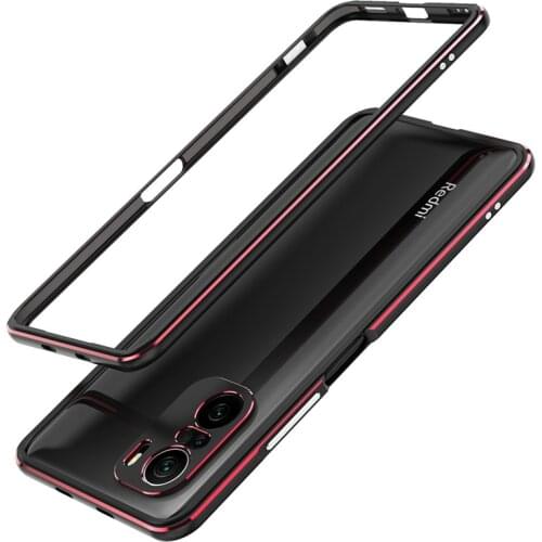 Metal Bumper Frame For Redmi K40 Pro Case Aluminum Dual color Luxury Metal Xiaomi k40pro Phone Cover+ carmera Accessories