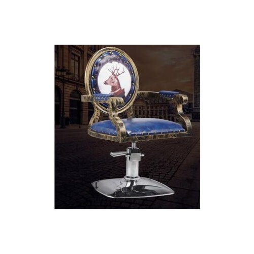 Iron art vintage barbershop chairsalon special adjustable back stool tide shop cut hair chair