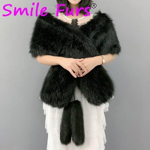 Wedding Warps Faux Fur Shawl Bridal Jackets 165*30cm YT22