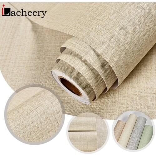 Pure Color Furniture Contact Paper Waterproof Wall Renovation Self-adhesive Wallpaper In Rolls for Living Room Modern Home Decor