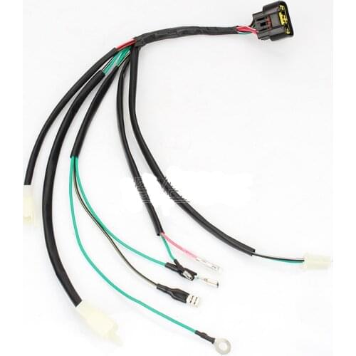 1Set Motorcycle Waterproof foot starting wiring harness For Lifan Yinxiang 125 140cc Dirt Pit Bike Off road motorcycle parts