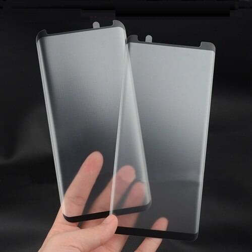 3D Case Friendly Matte Tempered Glass For Samsung Galaxy S9 S8 Plus Note 9 8 Glass No Fingerprint Frosted Screen Protector Film