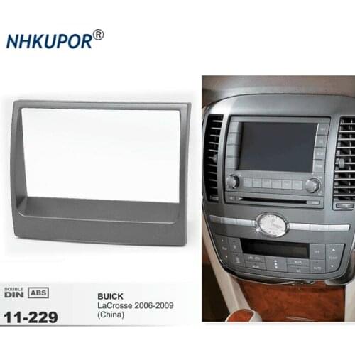 11-229 Car Radio Fascia for BUICK LaCrosse 2006-2009 Stereo Fascia Dash CD Trim Installation Frame Kit 173*98mm