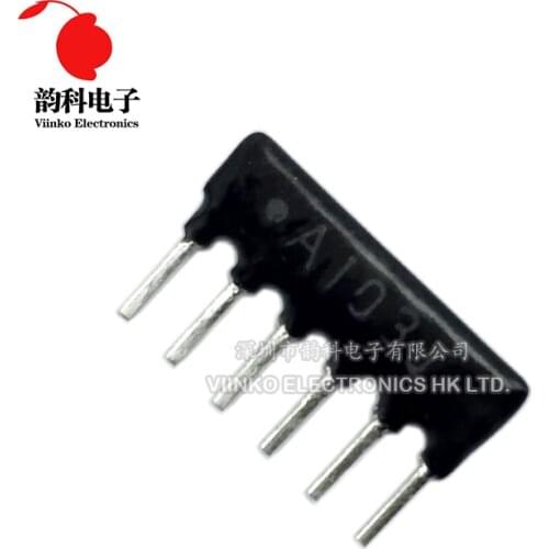20pcs DIP exclusion Network Resistor array 6pin 220 330 470 510 1K 1.5K 2K 2.2K 3K 3.3K 4.7K 5.1K 10K 22K 47K 100K ohm