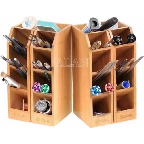 2UUL Storage Rack Screwdriver Tweezers Fly Wire Repair Tools Desktop Place Storage Box
