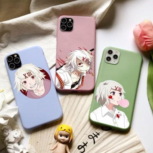Anime JUUZOU SUZUYA Tokyo Ghouls Soft Silicone phone Case for iPhone 11 12 Pro Max XS XR 8 7 6 6s Plus Cover Coque