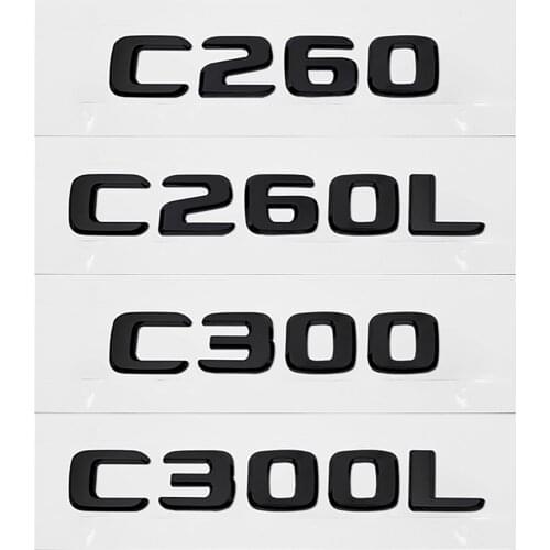 For Mercedes Benz C Class C260 C260L C300 C300L C320 C320L C350 C500 Auto Rear Decoration Side Sticker Exterior Accessories