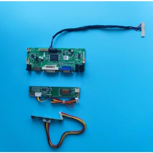 \For QD15TL02 Rev.04 Controller board Screen panel 15.4" VGA HDMI LCD DVI Monitor Kit 1280X800 30pin LVDS 1 Lamps