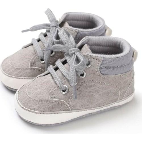 Baby Casual Shoes Newborn Infant Shoes For Boys Kids Soft Sole Non-Slip Crib Sneakers Children Shoes Bandage Shoes