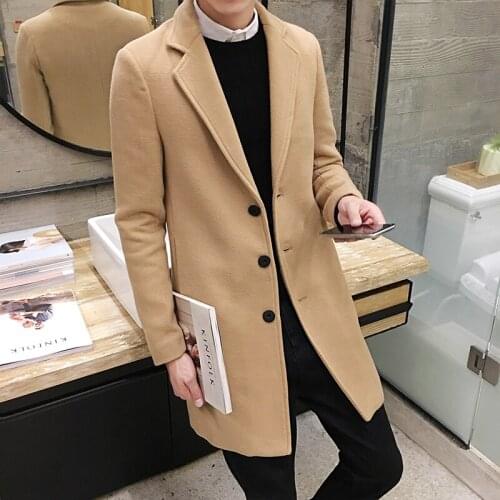 Men Long Coat New Winter Mens Trench Coats Long jackets Formalwear Casual Overcoats Good Quality Male Soli Trench Size 5XL