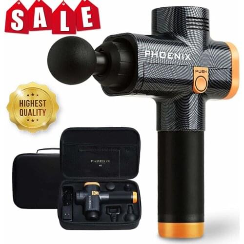 Deep Tissue Muscle Massage Gun Body Shoulder Back Neck Massager Exercising Athletes Relaxation Slimming Shaping Pain Relief