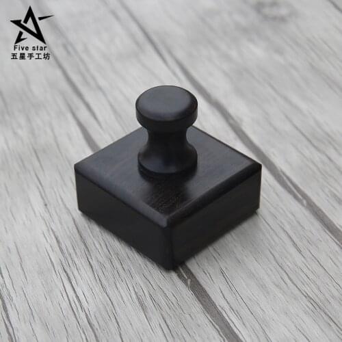 Hand Polished Non-chemical Wood Purple Sandalwood Wood Polished Leather Maintenance Grinding Engraving Polishing Block Edge