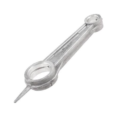 Silver Tone Aluminum Alloy Air Compressor Connecting Rod 12mm x 20mm x 69mm