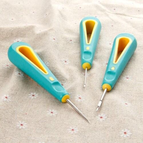 1pc Awl for Repair Leather Shoe Sewing Cobbler Tool DIY Craft Straight Curved Sewing Crochet Hook Needle Tool