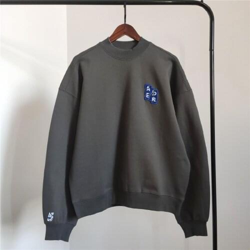 South Korea Ader Error 6th anniversary sweatshirt Men Women Embroidered Tear Logo Adererror Crewneck Hoodie streetwear men