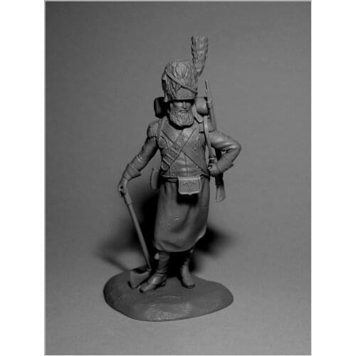 Unassambled 1/24 ancient warrior stand fantasy Resin figure miniature model kits Unpainted