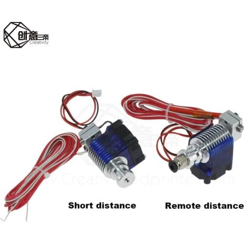 V6 J-head Hotend Extruder Kit 3D Printers Part Cooling Fan Bracket Block Thermistors Nozzle 0.4mm 1.75mm Filament Bowden Parts