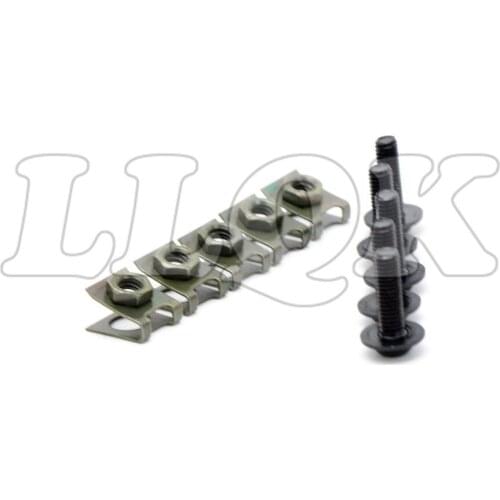 5pcs 6mm CNC Motorcycle Fairing body work Bolts Screws for Yamaha FZ6 FAZER/S2 04-10 Honda cbf600 CBF600SA 10 11 12 13 cbf 600