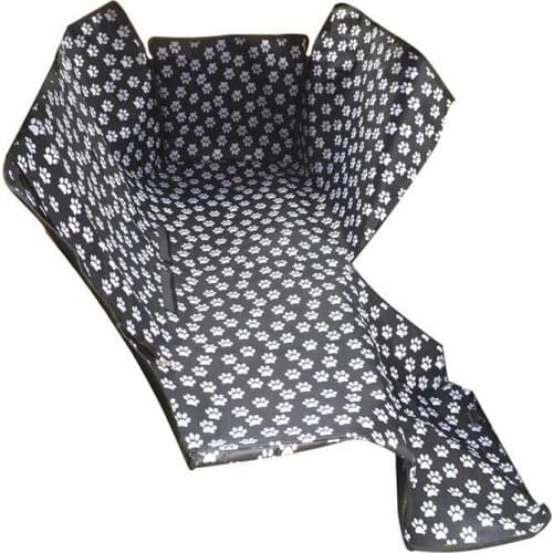 Pet Car Seat Cushion Covers Mat Oxford Fabric Paw Pattern Waterproof Back Seat Mat Car Styling Car Decoration Auto products