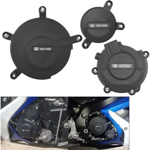 Motorcycle Engine Guard Stator Clutch Pulse Cover Crash Protection Set For SUZUKI GSXR600 GSXR750 GSXR GSX-R 600 750 2006-2021