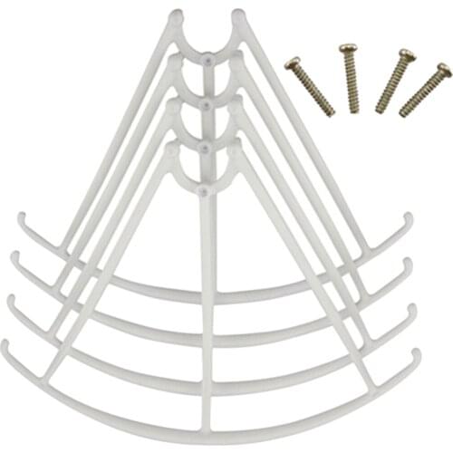 4Pcs Drone Propeller Guards Prop Protector for Syma X5 X5C X5C-1 X5S X5SC X5SW - White