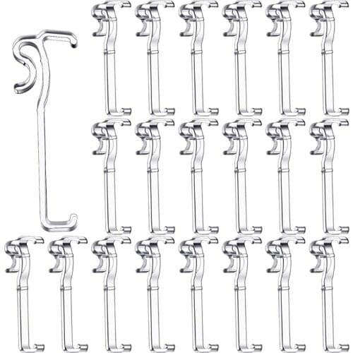 Valance Clips Window Blinds Clips White Plastic Valance Retainer Clips Valance Clips Clear Plastic LX0D