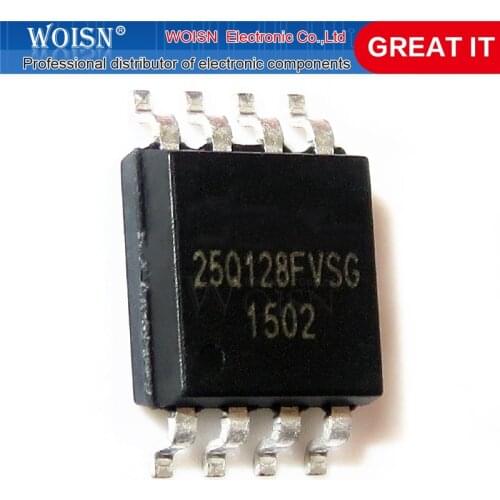 2pcs/lot W25Q128FVSSIG W25Q128FVSIG W25Q128FVSG 25Q128FVSIG 25Q128FVSG 25Q128 IC FLASH 128MBIT 104MHZ 8SOIC In Stock