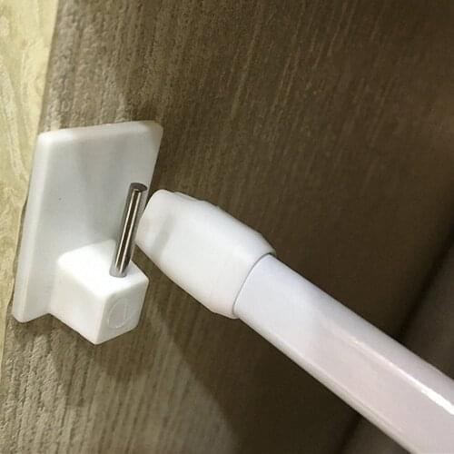 20Pcs PVC Rectangle Self-adhesive Wall Hooks Storage Hooks Kitchen Bathroom Towel Hook Curtain Buckle Hooks Buckle Accessories