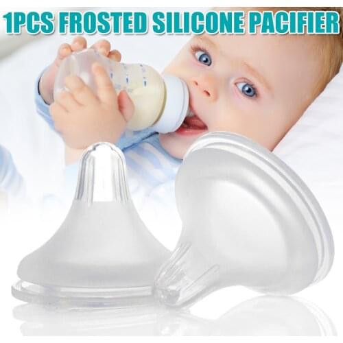 2020 Silicone Gel Feeding Bottle Pacifier Wide Mouth Baby Nipple Infant Kids Teether Care Feeding Bottle Pacifier