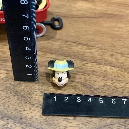 30PCS 2.5cm Disney find Japan bulk order adventure Minnie head doll pendant DIY accessories