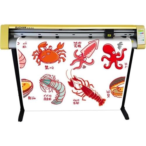 Auto feed cutting plotter for sale 1350AS servo motor vinyl cutter plotter