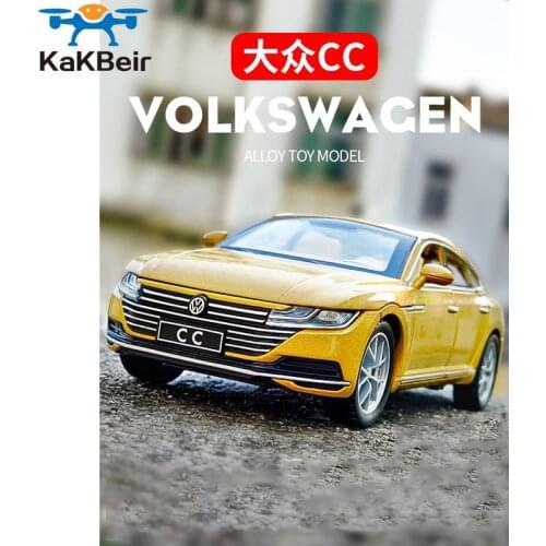 Free Shipping High Simulation All New Diecast Model Car VolkswagCC 1:32 Metal Alloy Car Lights Boys Toys Vehicles Gifts For Kids