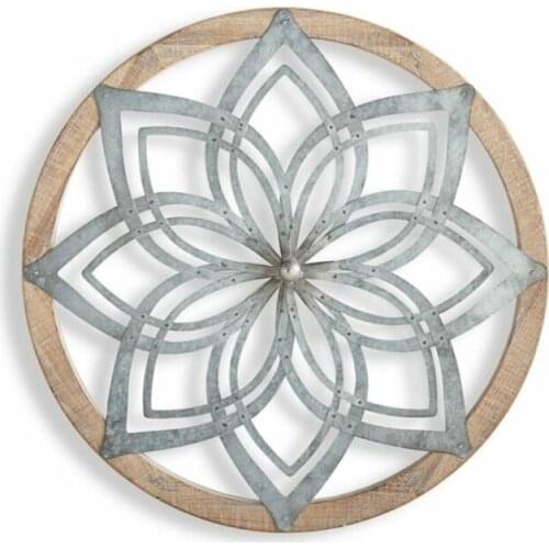 Heritage Round Wall Art Wooden Hanging Ornament Home Resturant Decoration Lightweight Wind Chimes & Hanging Decorations LBS