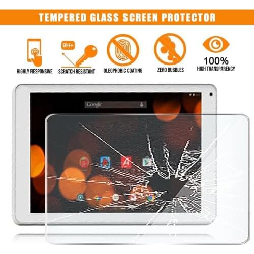 For Argos Bush Spira B1 10" Tablet Tempered Glass Screen Protector Premium Scratch Resistant Anti-fingerprint Film Cover
