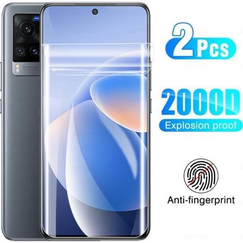 2Pcs Hydrogel Protector Film Not Glass For Vivo X60 Pro On VIVO X 60 60Pro Safety HD Protective Phone Screen Full Cover Film