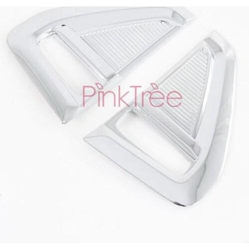 Chrome Car Side Wing Fender door Emblem Badge sticker Trim Car Accessories For Mitsubishi ASX RVR Outlander Sport ES 2020 2021