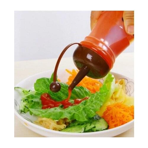 Kitchen seasoning bottle salad oil squeeze bottle jam leak