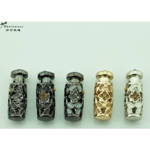 2pcs/lot Fur coats Metal Stopper DIY Apparel Sewing Accessories rhinestone cord lock toggles cord/spring stopper Drawstring lock