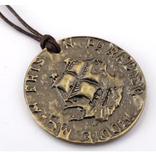 MS Jewelry Mysterious sea area Necklace Uncharted Pendant Necklace Friendship Men Women Game Choker Accessories