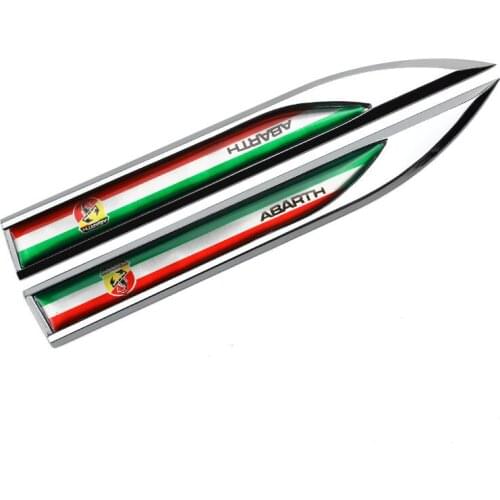 For Abarth 500 595 695 Punto Berlinetta Cabrio Italia Auto Side Sticker Car Door Waist Line Emblem Badge Exterior Accessories