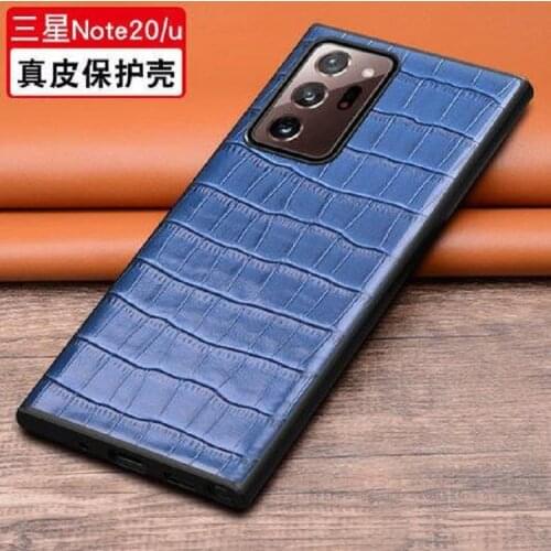 Genuine Leather Mobile Phone Case For Samsung Galaxy Note 20 Ultra Back Cover For Galaxy Note 20 Protective Case