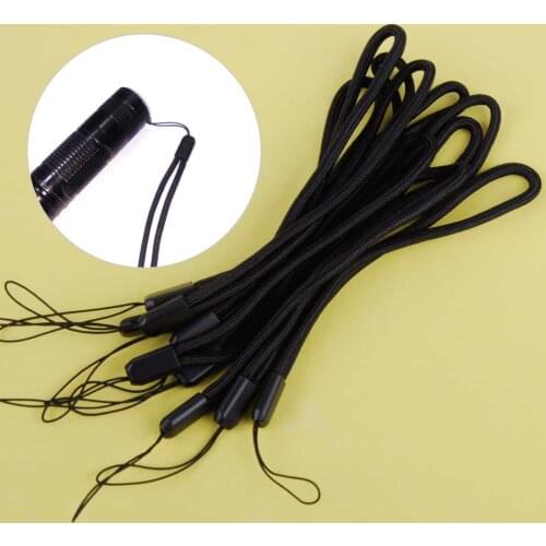 New 10pcs Round Wrist Strap Rope Cord Lanyard Holder Nylon for Cell Phone MP3 USB Camera Keys