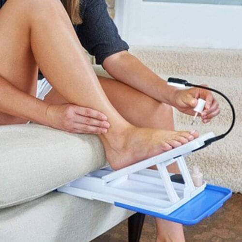 New Home Pedicure Kit Foldable Design With Adjustable Led Light Foot Stable And Durable Rest Pedal Pedicure Tool For All Ages