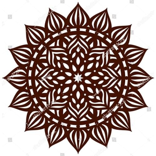 New Mandala Sun Flower Cutting Dies Art Pattern Stencil for DIY Craft Scrapbooking Cards Decorative