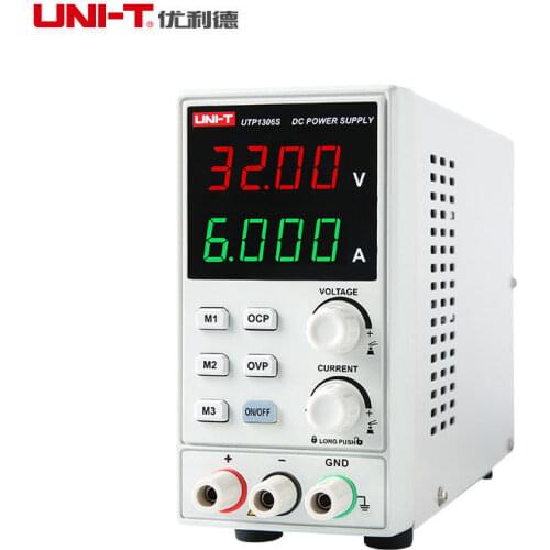 UNI-T UTP1306S Single-channel Switching DC Power Supply Stabilizer Voltage Regulator 32V/6A 4bits Display Laboratory Instrument